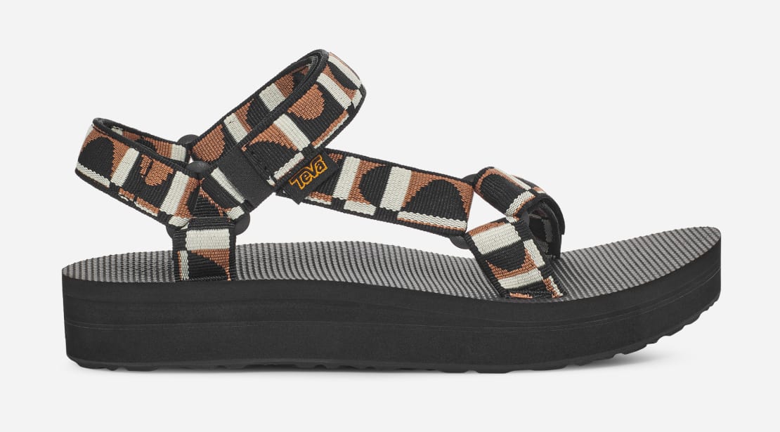 Midform Universal Sandal in Bounce Black/Lion