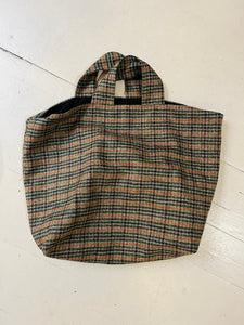 Port Bag (Crossbody) in Autumn Check Wool