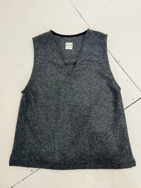 Foundry Vest in Grey Cashmere