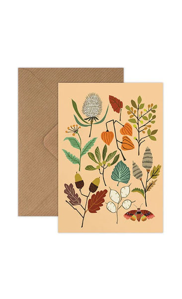 Autumn Walk Greetings Card