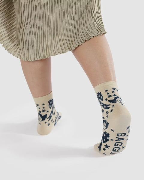 Cherub Bows Crew Socks