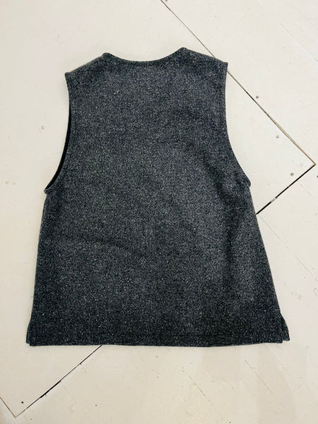 Foundry Vest in Grey Cashmere