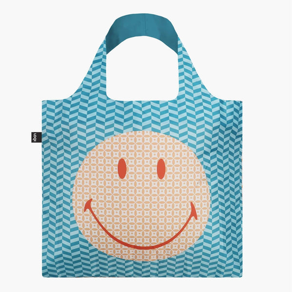 Smiley Geometric Recycled Bag