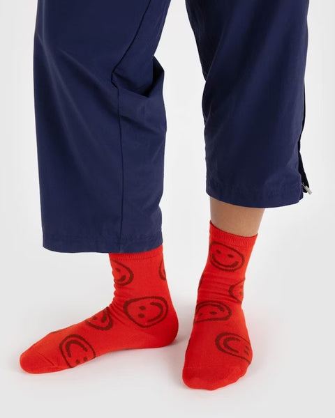 Red Happy Socks