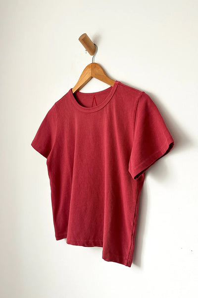 Little Boy Tee in Crayon Red