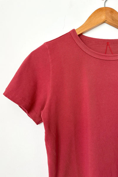 Little Boy Tee in Crayon Red