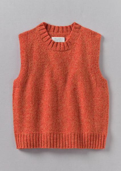 Neat Mouline Wool Tank in Amber Marl