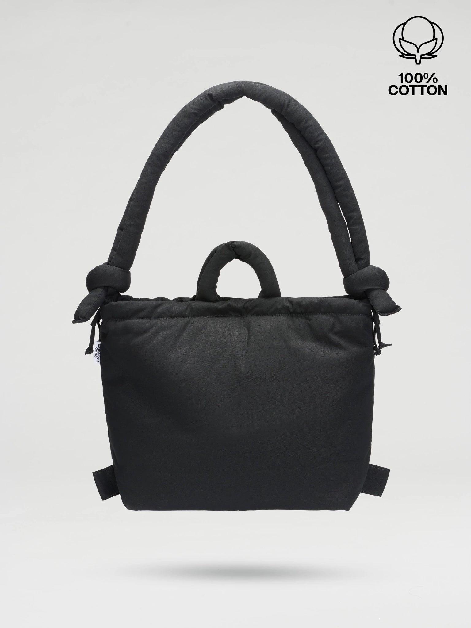 Ona Soft Bag in Cotton Black