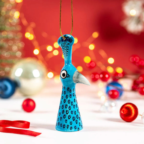 Peacock Hanging Christmas Decoration