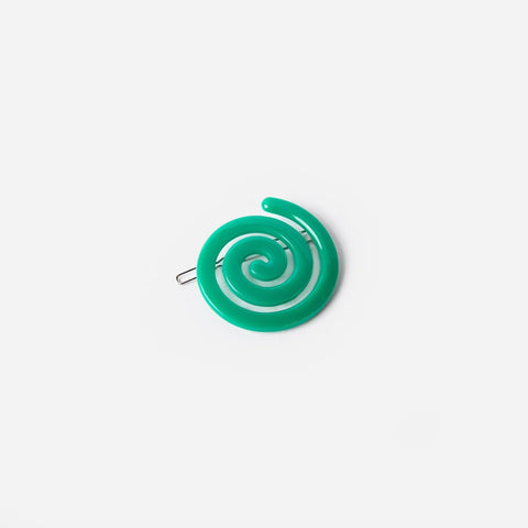 Spiral Clip in Green