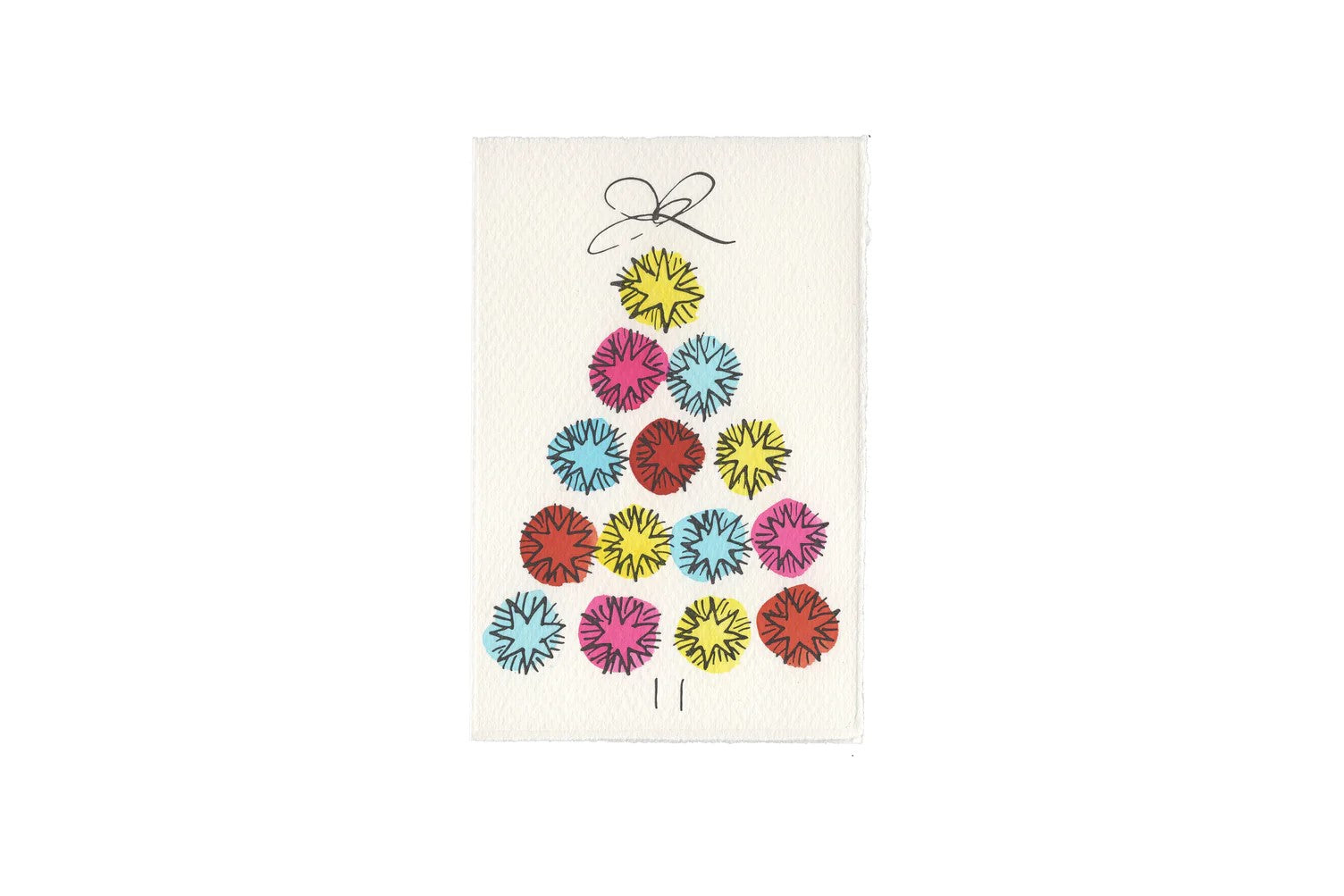 Star Tree Christmas Card