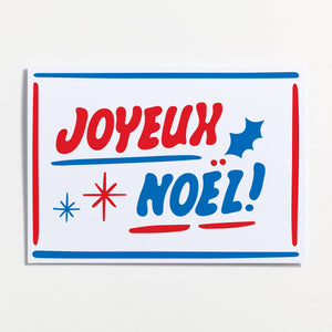 Joyeux Noel Greeting Card