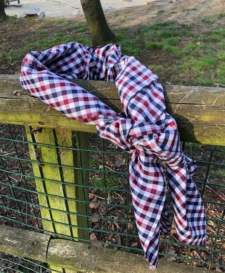 Piccadilly Scarf in Summer Gingham - PRE ORDER