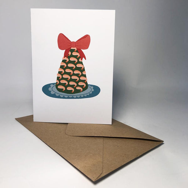 Prawn Jelly Festive Card